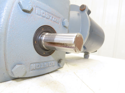 Leeson C4T17NC46A Gearmotor 30:1 Boston Gear Reducer 58rpm .5Hp 230/460V 56C LH