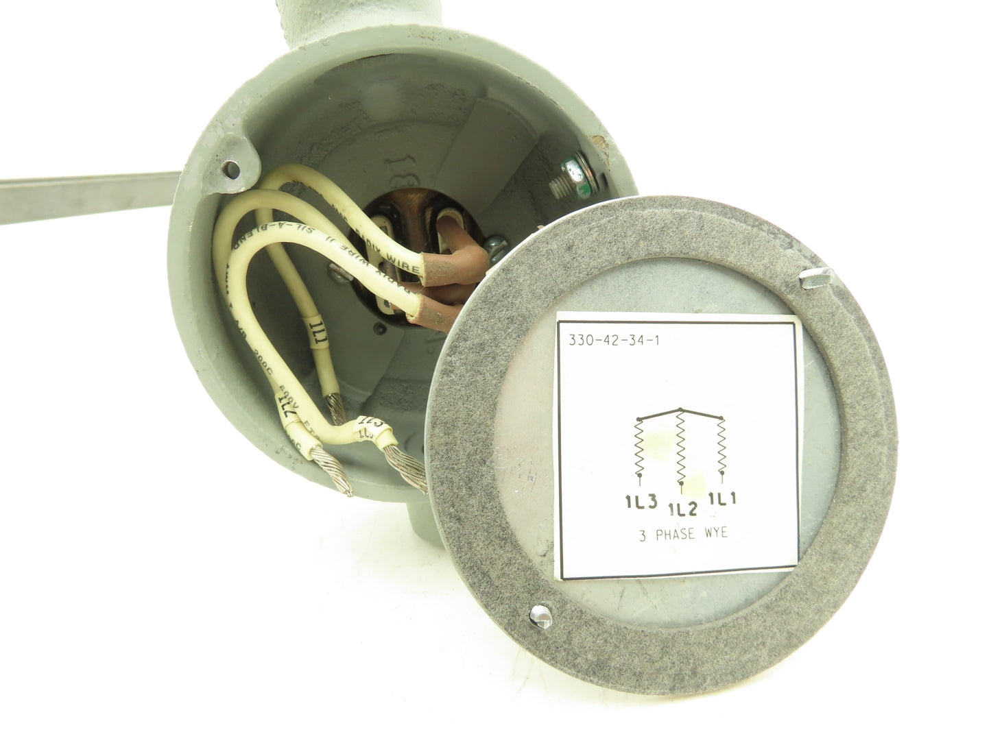 Watlow Firebar BDNF16G13W Immersion Heater 1700W 480V 3PH 1.25" Screw Plug 16"L