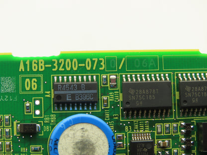 Fanuc A16B-3200-0730/06A Printed Circuit Board PCB Main Control Module Slot Rack