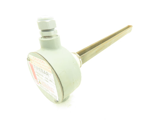 Watlow Firebar BDNF16G13W Immersion Heater 1700W 480V 3PH 1.25" Screw Plug 16"L