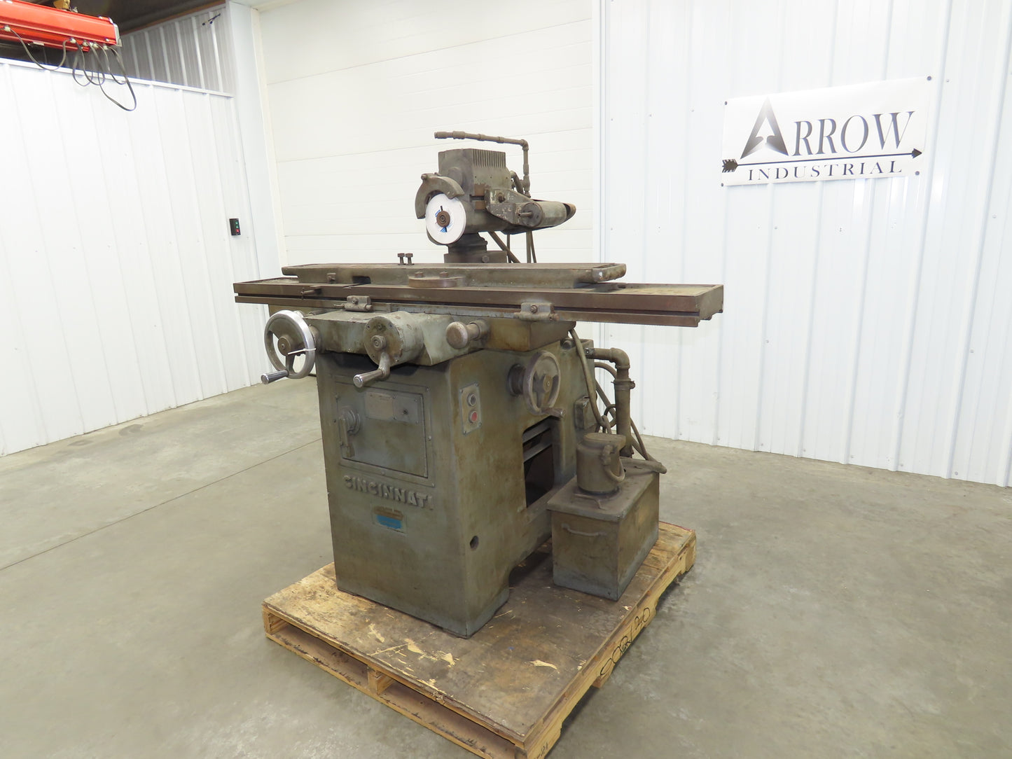 Cincinnati No 2 Vintage Cutter Surface Grinder 460V 3Ph 44" x 6" Bed 6" Wheel