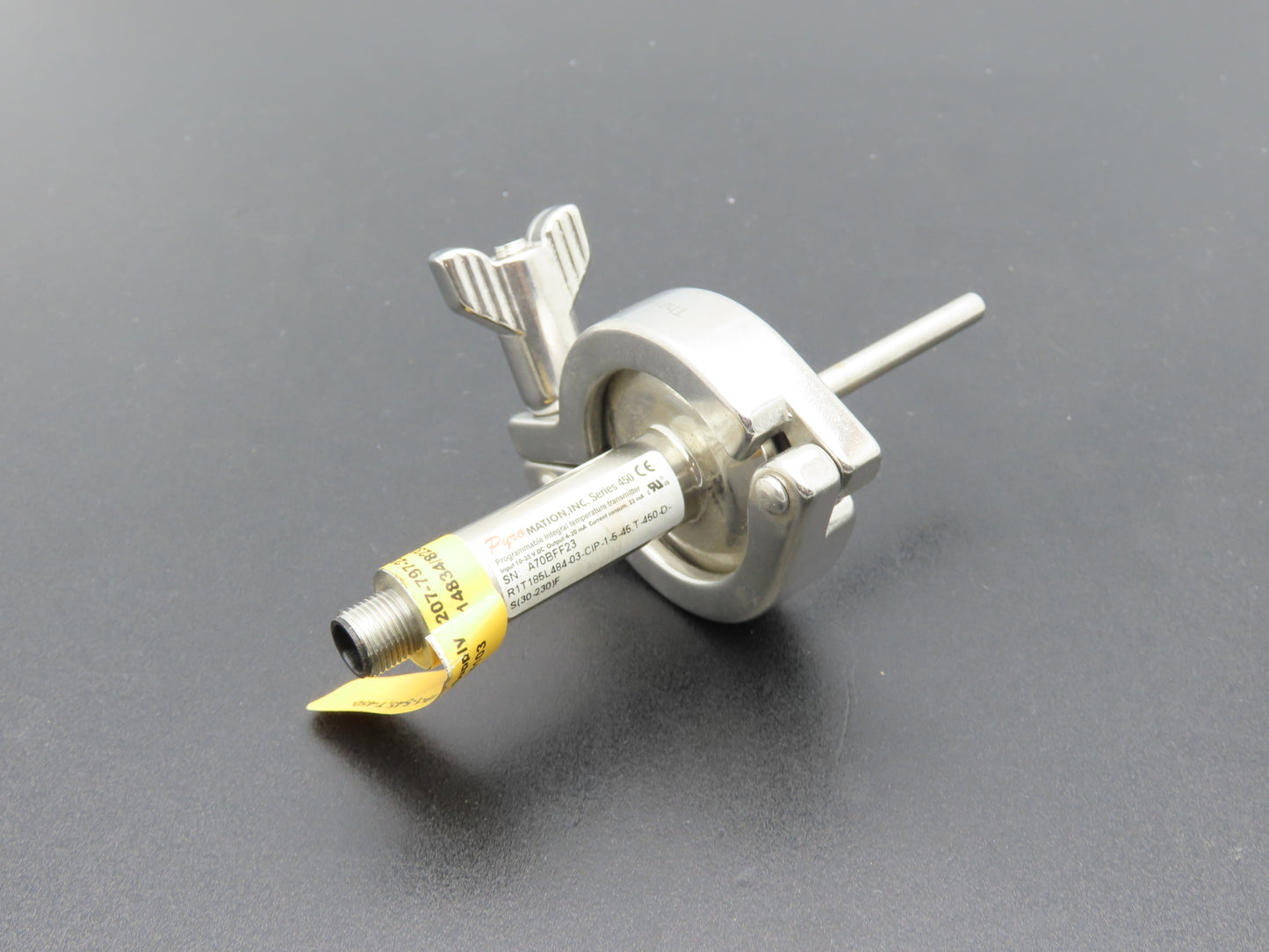 Pyromation R1T185L484-03-CIP-1-5-45,T-450-D-S(30-230)F RTD Temp Transmitter