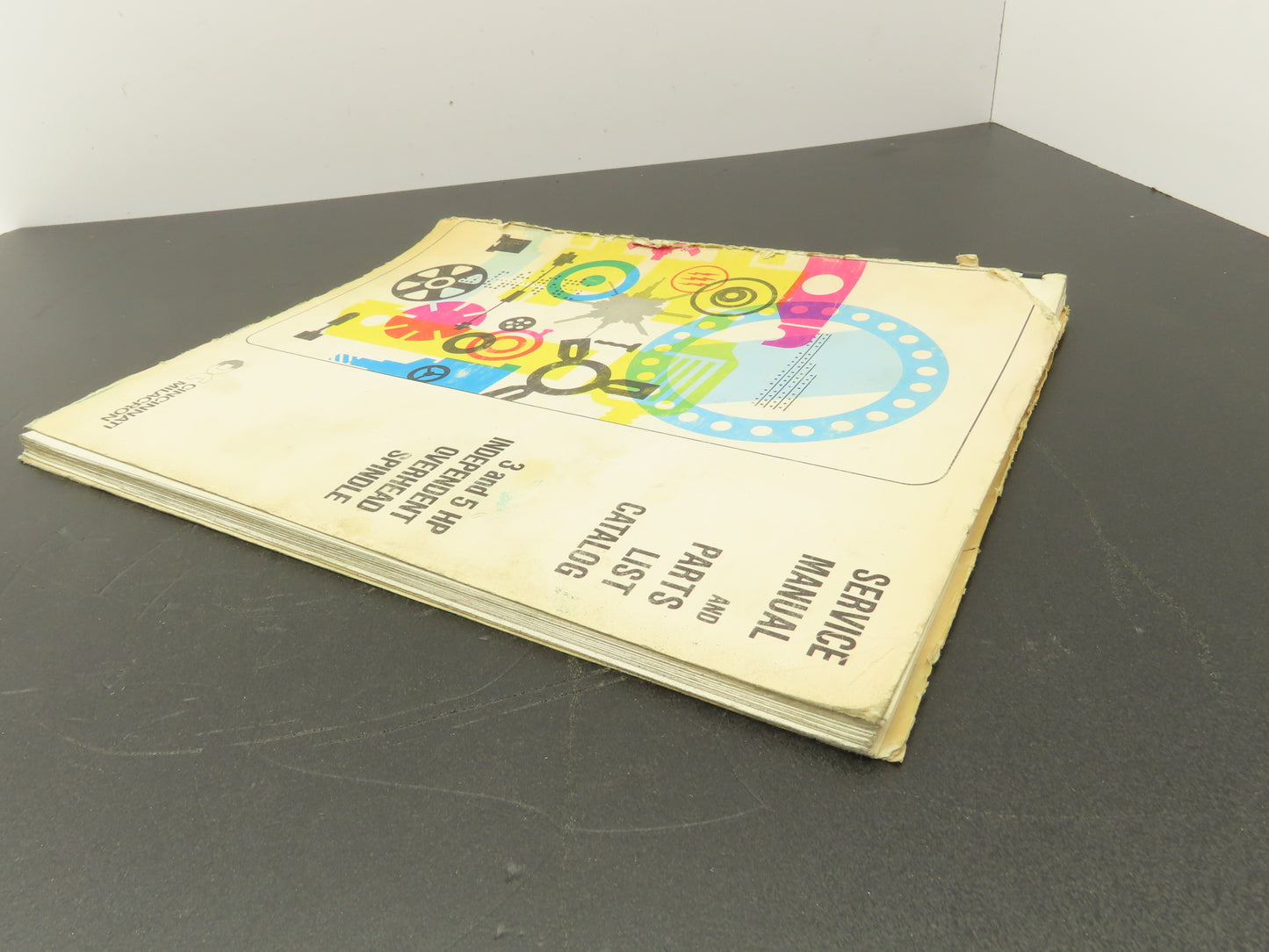 Cincinnati Milacron Manual 3 & 5 HP Independent Overhead Spindle Service Parts