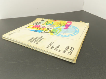 Cincinnati Milacron Manual 3 & 5 HP Independent Overhead Spindle Service Parts
