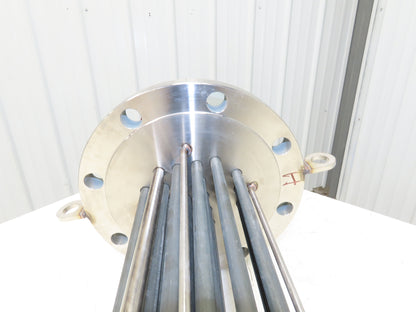 Watlow Watrod 7-21-60-112MY Immersion Heater 60kw 480V 3PH 316SS 6" Flange 41"L