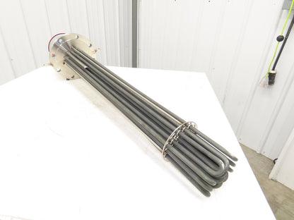 Watlow Watrod 7-21-60-112MY Immersion Heater 60kw 480V 3PH 316SS 6" Flange 41"L