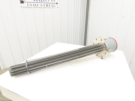 Watlow Watrod 7-21-60-112MY Immersion Heater 60kw 480V 3PH 316SS 6" Flange 41"L
