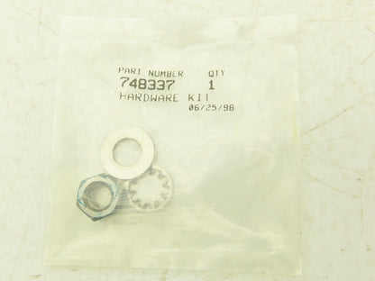 Velvac 709217 10" Center Mount Convex Mirror White Back Pivoting Stud 5/16"-18