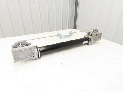 Tolomatic CC25 SK18.000 Pneumatic Air Cable Cylinder Rodless 2.5"Bore 18" Stroke