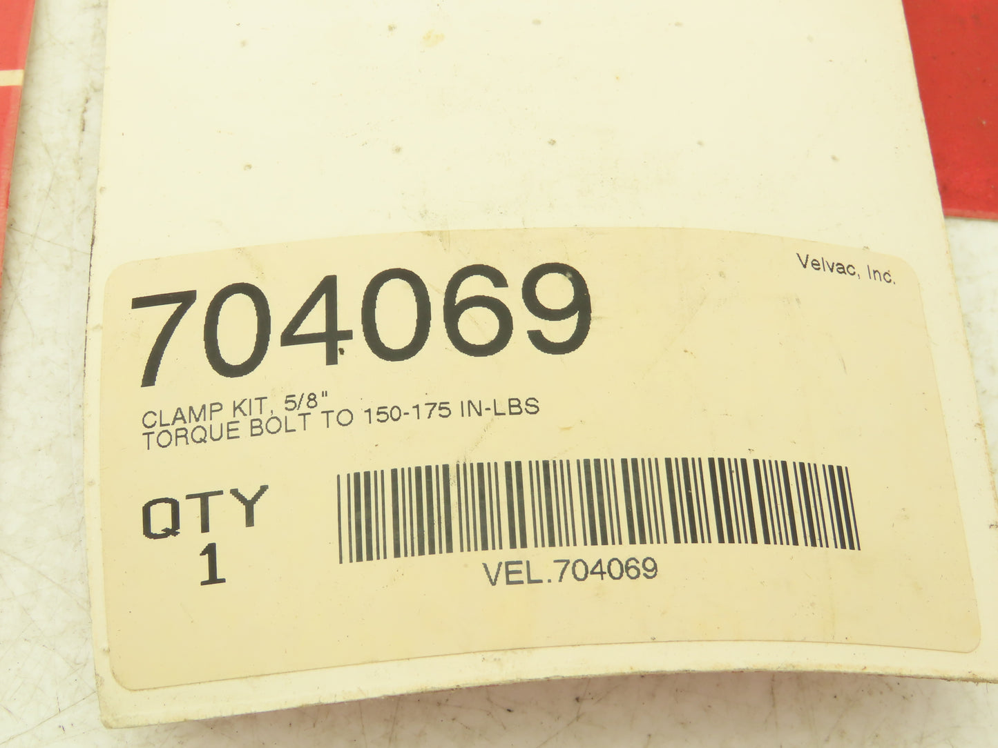 Velvac 704069 Clamp Kit 5/8" Round 5/16" Mounting Hole Aluminum Lot of 5
