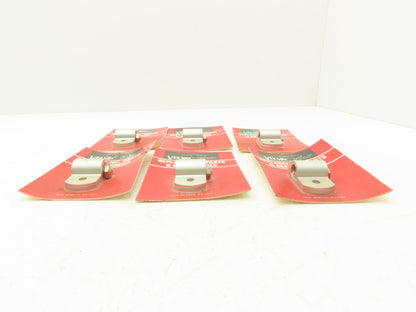 Velvac 704069 Clamp Kit 5/8" Round 5/16" Mounting Hole Aluminum Lot of 6