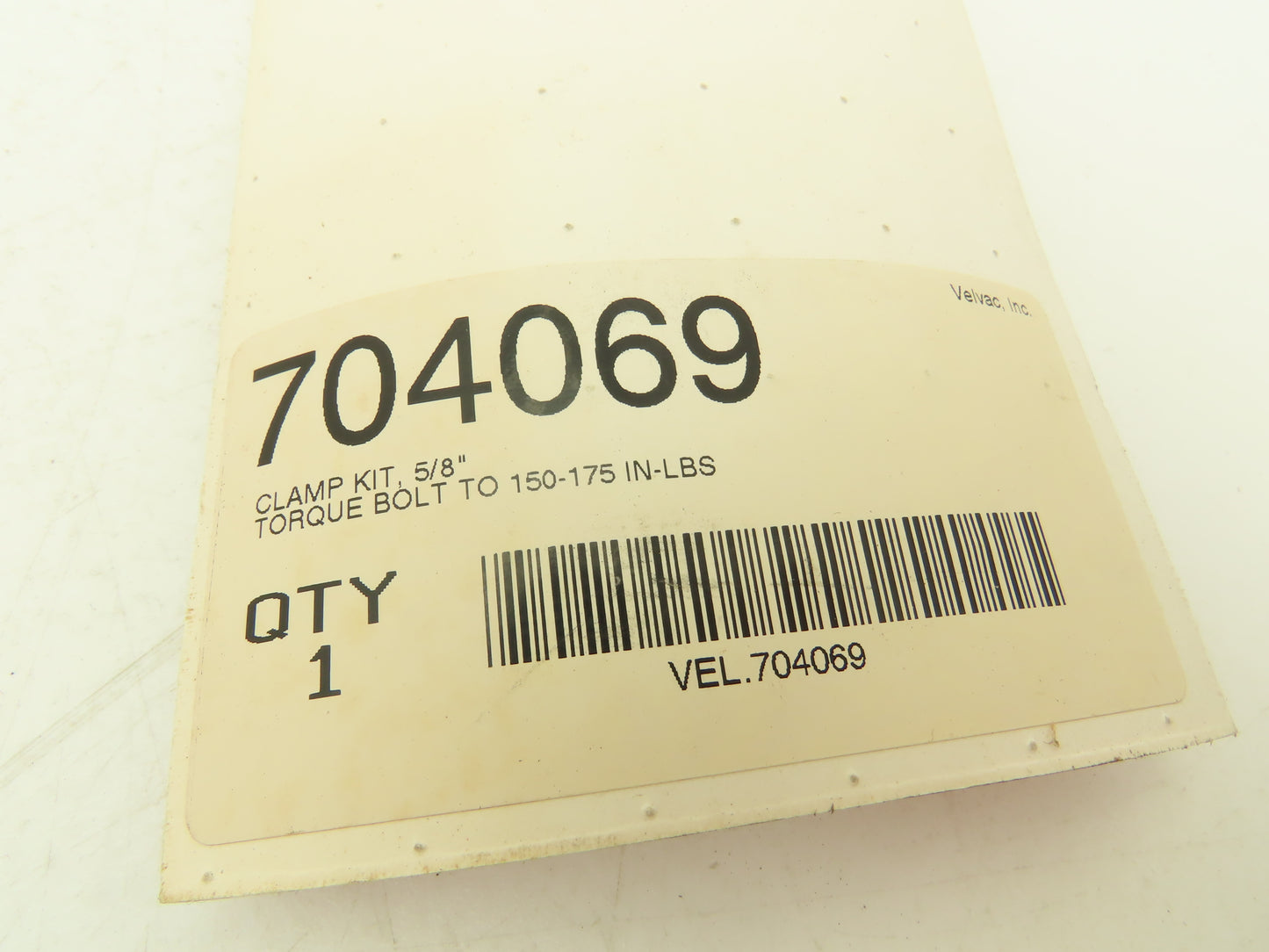 Velvac 704069 Clamp Kit 5/8" Round 5/16" Mounting Hole Aluminum Lot of 6