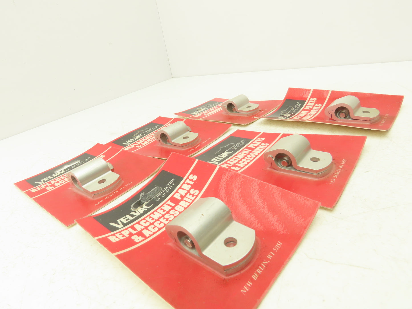 Velvac 704069 Clamp Kit 5/8" Round 5/16" Mounting Hole Aluminum Lot of 6