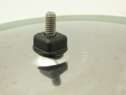 Velvac 709218 10" Center Mount Convex Mirror Stainless Mounting Stud 5/16"-18