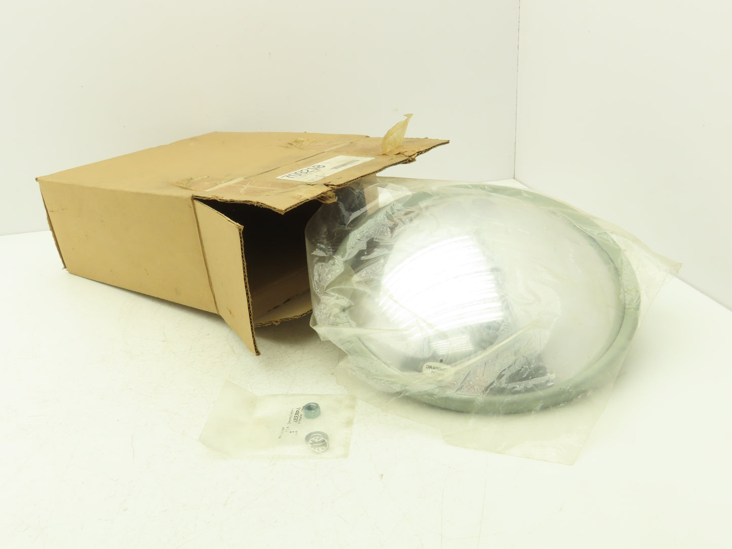 Velvac 709218 10" Center Mount Convex Mirror Stainless Mounting Stud 5/16"-18