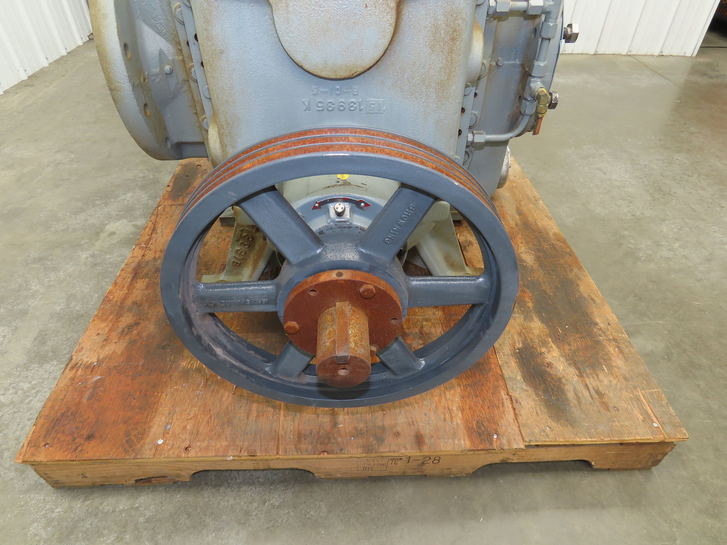 Dresser Roots 10X09 RGS Rotary Lobe Gas Blower Whispair 10x8" IN/Out 1400ACFM