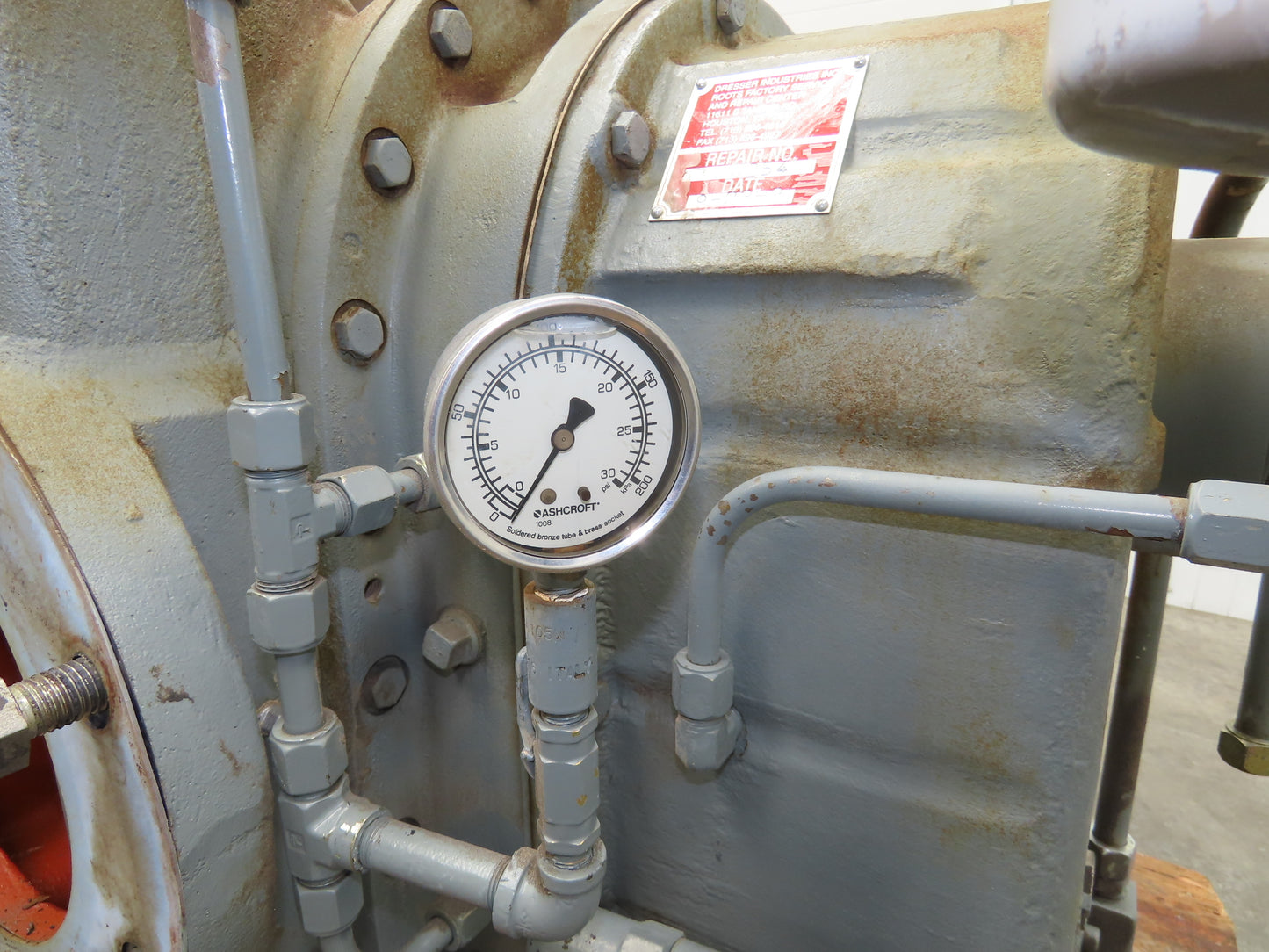 Dresser Roots 10X09 RGS Rotary Lobe Gas Blower Whispair 10x8" IN/Out 1400ACFM