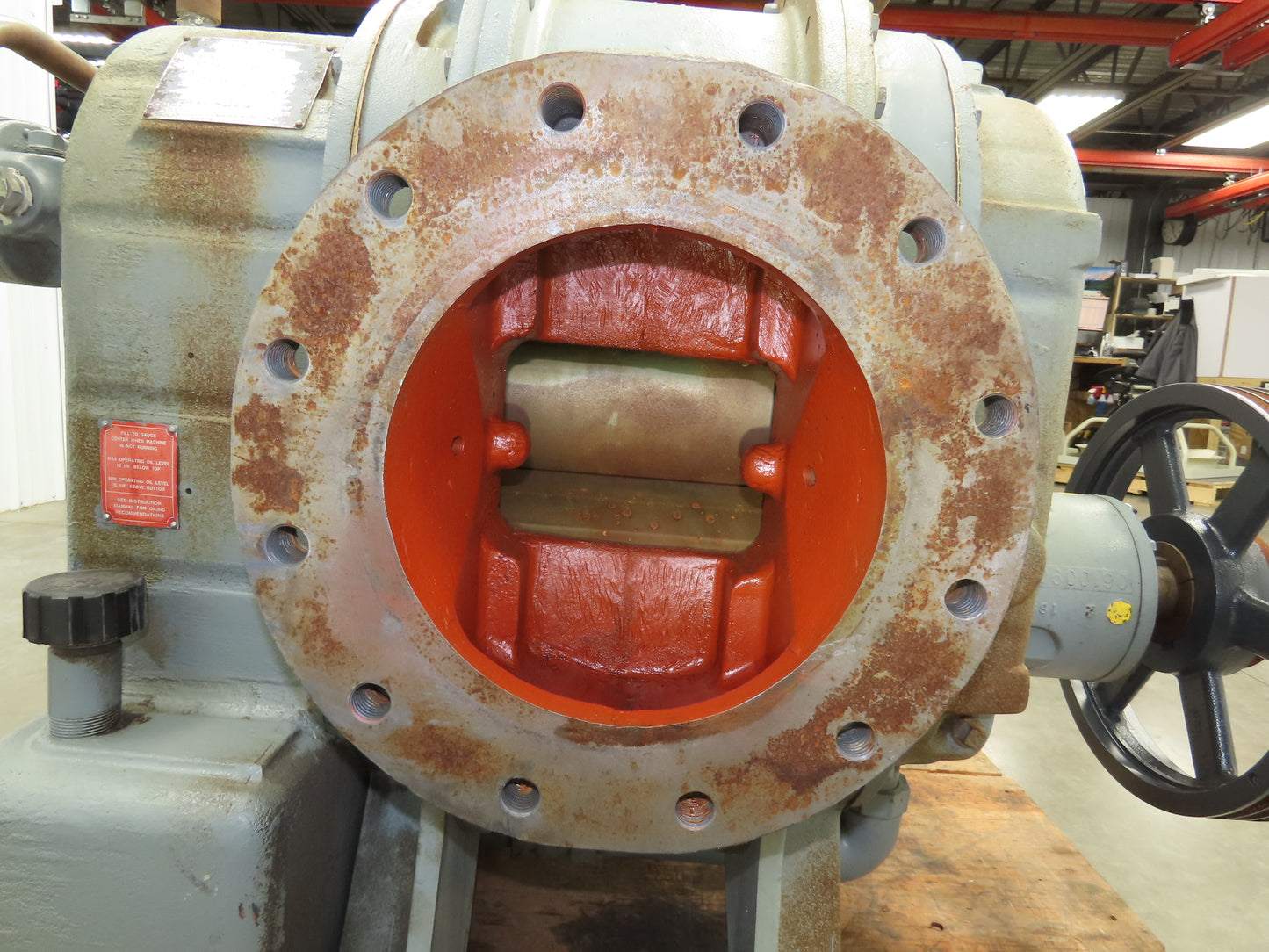 Dresser Roots 10X09 RGS Rotary Lobe Gas Blower Whispair 10x8" IN/Out 1400ACFM