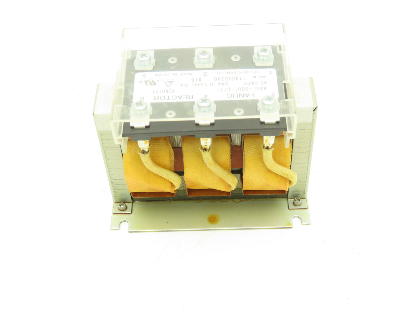FANUC A81L00010171 A81L-0001-0171 Line Reactor 0.15mH 24A 240VAC 3Ph