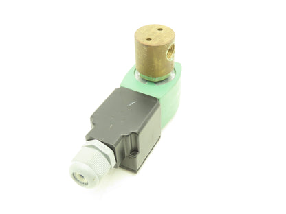 Asco Red Hat JKF8262G020 Brass Solenoid Valve 2-Way 1/4"NPT 24VDC NC