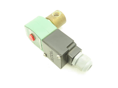 Asco Red Hat JKF8262G020 Brass Solenoid Valve 2-Way 1/4"NPT 24VDC NC