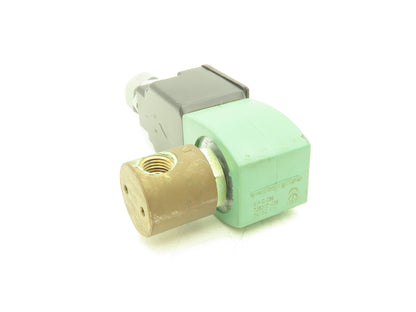 Asco Red Hat JKF8262G020 Brass Solenoid Valve 2-Way 1/4"NPT 24VDC NC