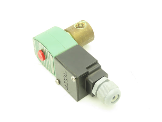 Asco Red Hat JKF8262G020 Brass Solenoid Valve 2-Way 1/4"NPT 24VDC NC