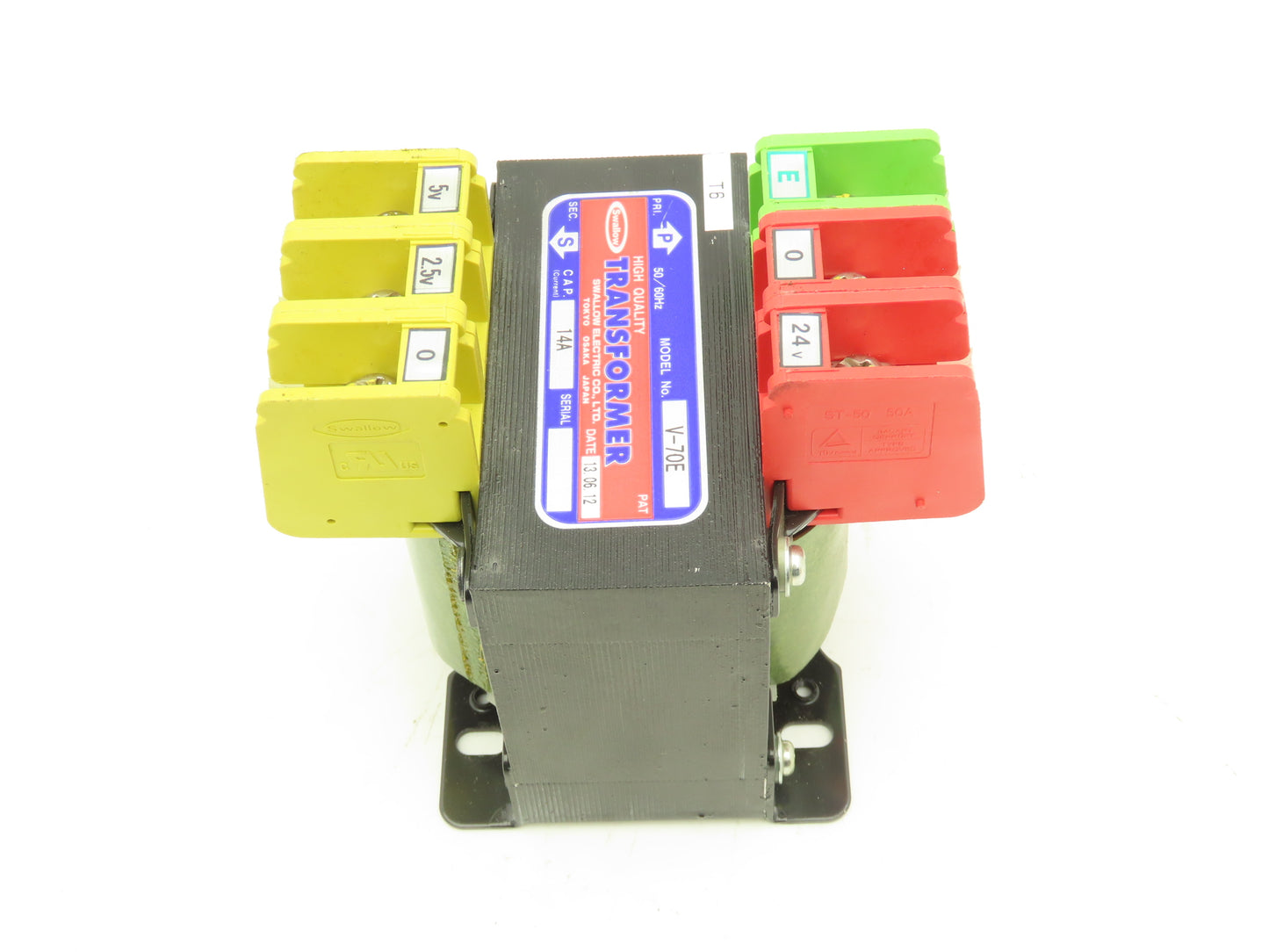 Swallow Power Transformer HV 24V LV 2.5-5V 1PH 50/60Hz