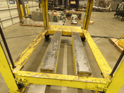 Forklevator Forklift Four Post Mechanical Service Lift 20000lbs 102x60" 3Ph