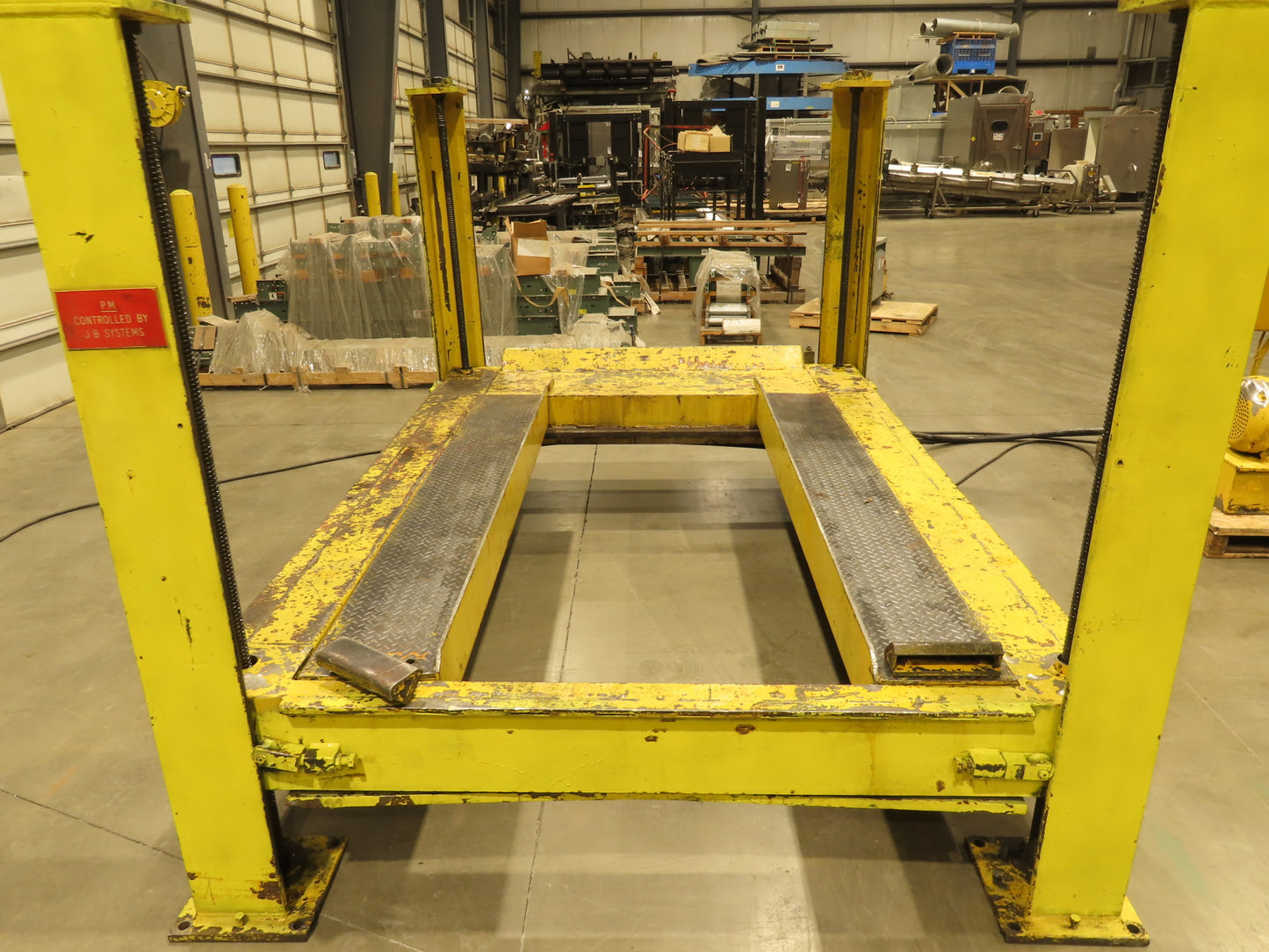 Forklevator Forklift Four Post Mechanical Service Lift 20000lbs 102x60" 3Ph