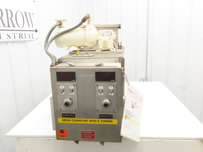 Green Inc Tiefenthaler K-Topper Food Topping Metering Feeder Bin 14" Wide 115V