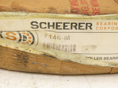 Scheerer 7146-M Angular Contact Ball Bearing 230mm-Bore 370mm-OD 53mm-W