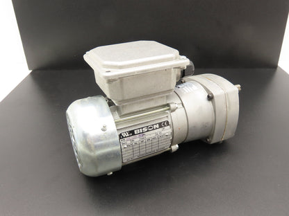 Bison 017-175-0025 Offset Parallel Gearmotor 0.08Hp 230VAC 25.2:1 Ratio 63rpm