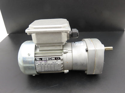 Bison 017-175-0025 Offset Parallel Gearmotor 0.08Hp 230VAC 25.2:1 Ratio 63rpm