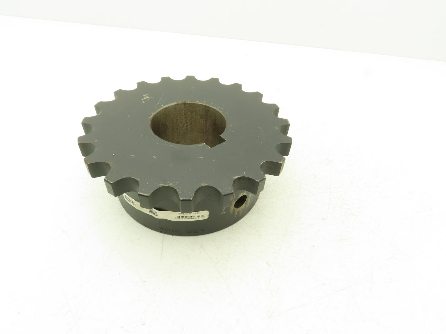 Martin 10020H Roller Chain Coupling Hub 3" Bore 20 Tooth #100 Chain 3.150" LTB