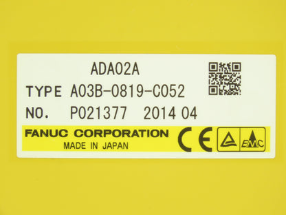 Fanuc A03B-0819-C052 I/O Analog Output Module 20 Point Relay ADA02A Lot of 2