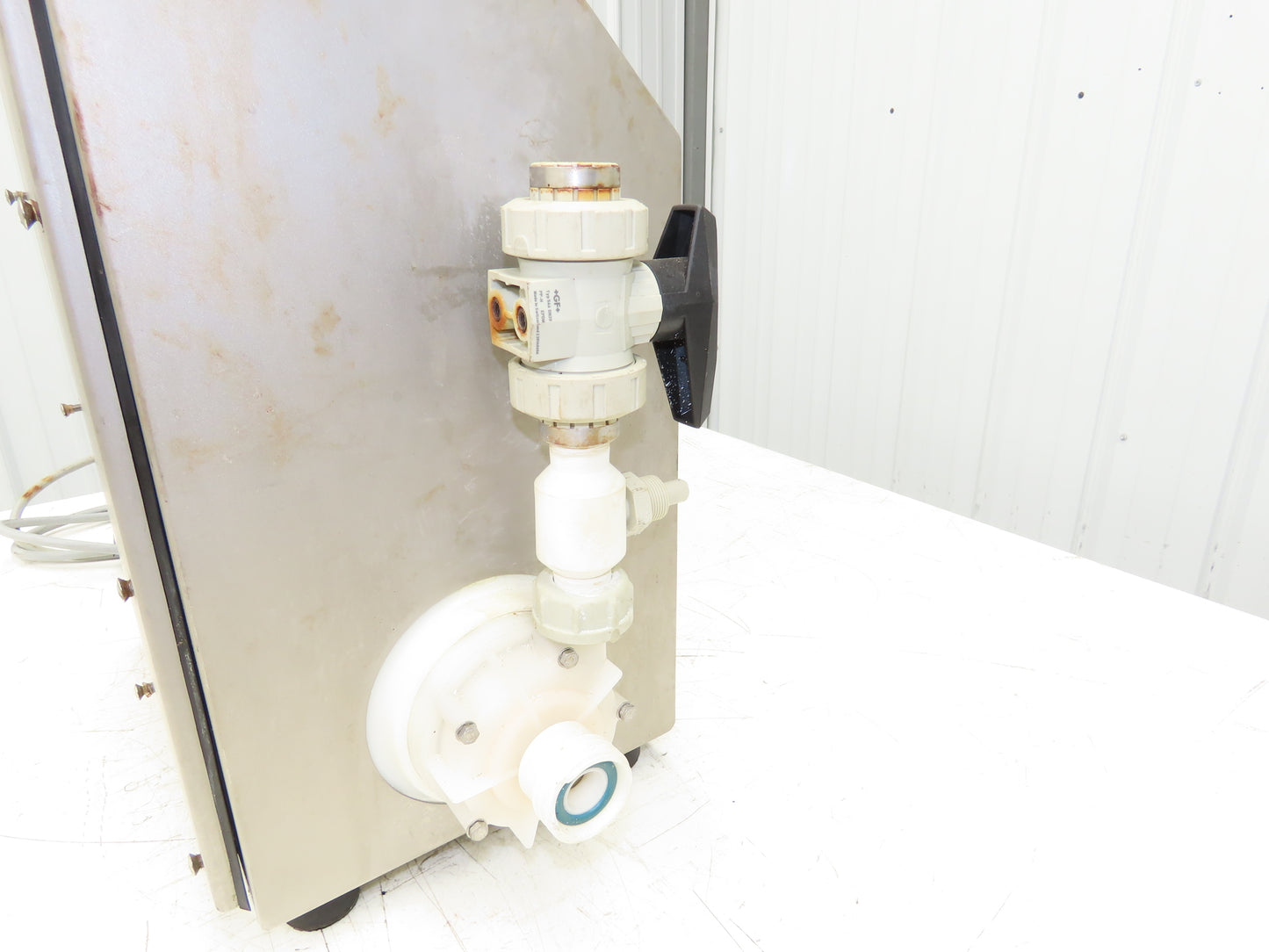 Handtmann 150-01 Filling Station 1"x 3/4" Plastic Water Pump 480V Control Panel