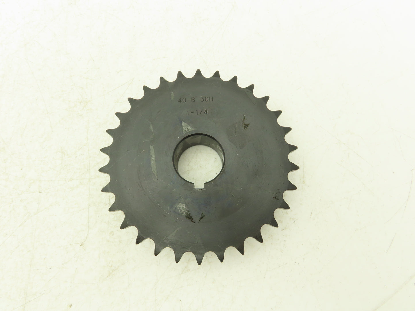 Finished Bore S40 B 30H Roller Chain Sprocket 30 Tooth #40 1-1/4"ID Lot of 2