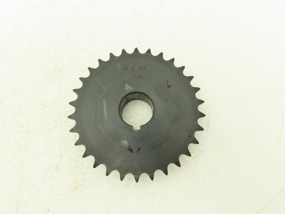 Finished Bore S40 B 30H Roller Chain Sprocket 30 Tooth #40 1-1/4"ID Lot of 2