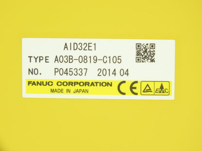 Fanuc A03B-0819-C105 I/O Input Output Module 24VDC Relay AID32E1 Lot of 3