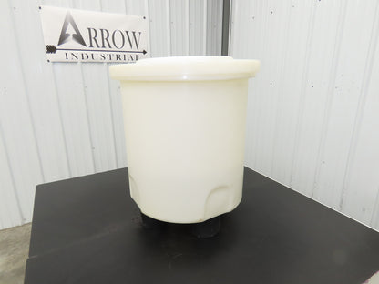 HDPE Polyethylene Plastic Water Mix Tank with Lid & Drain 40/80 Liter  Lot of 2