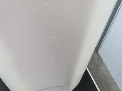 HDPE Polyethylene Plastic Water Mix Tank with Lid & Drain 40/80 Liter  Lot of 2