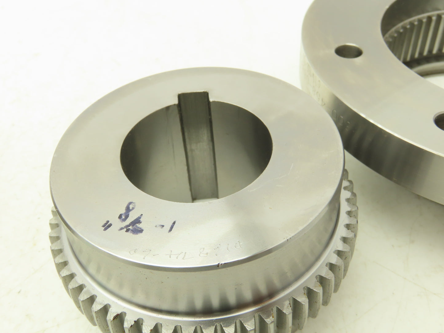 Ameridrives F201.5 EB FB 1-5/8 1-3/4 Gear Coupling Sleeves & Hubs Set w Hardware