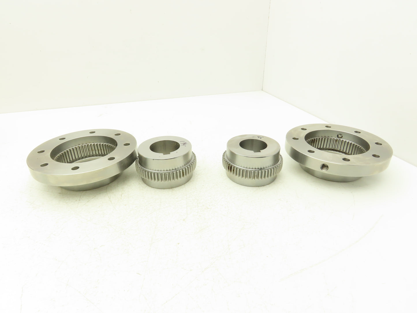 Ameridrives F201.5 EB FB 1-5/8 1-3/4 Gear Coupling Sleeves & Hubs Set w Hardware