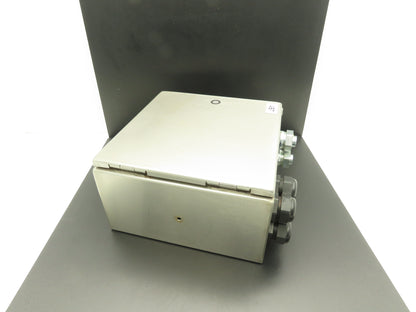 Hoffman CSD12126SS Stainless Steel Electrical Enclosure 12x12x6" Wall Mount 3R