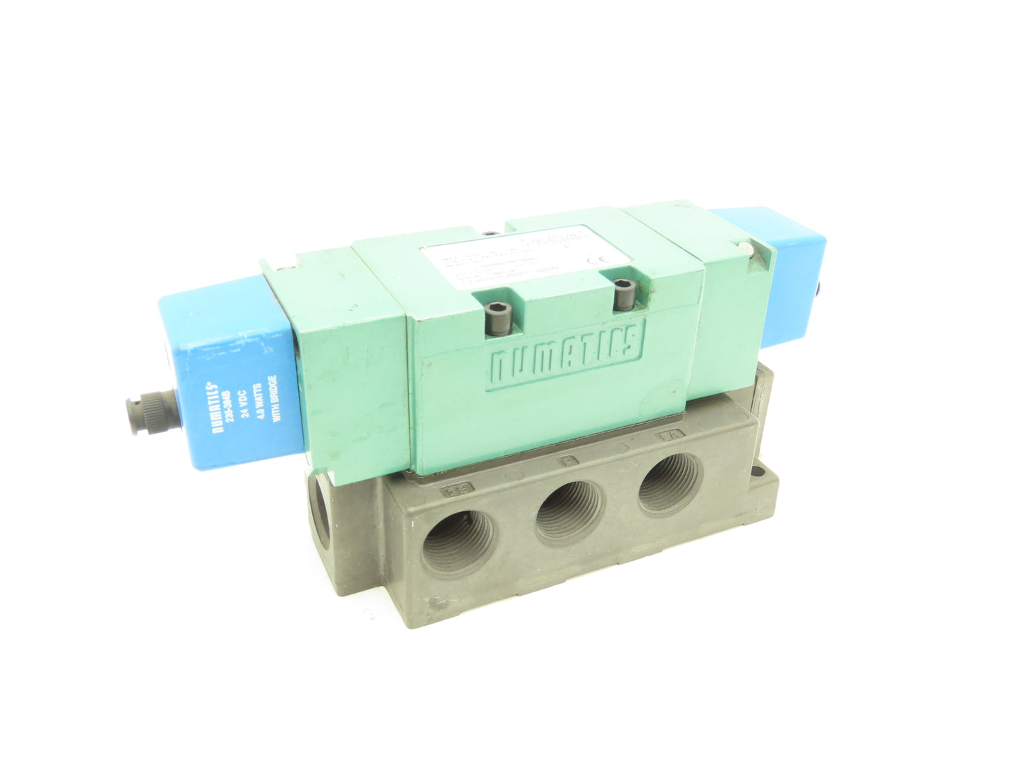 Numatics 555BB63AMT00061 Directional Solenoid Valve 24VDC 3/4"NPT Manifold