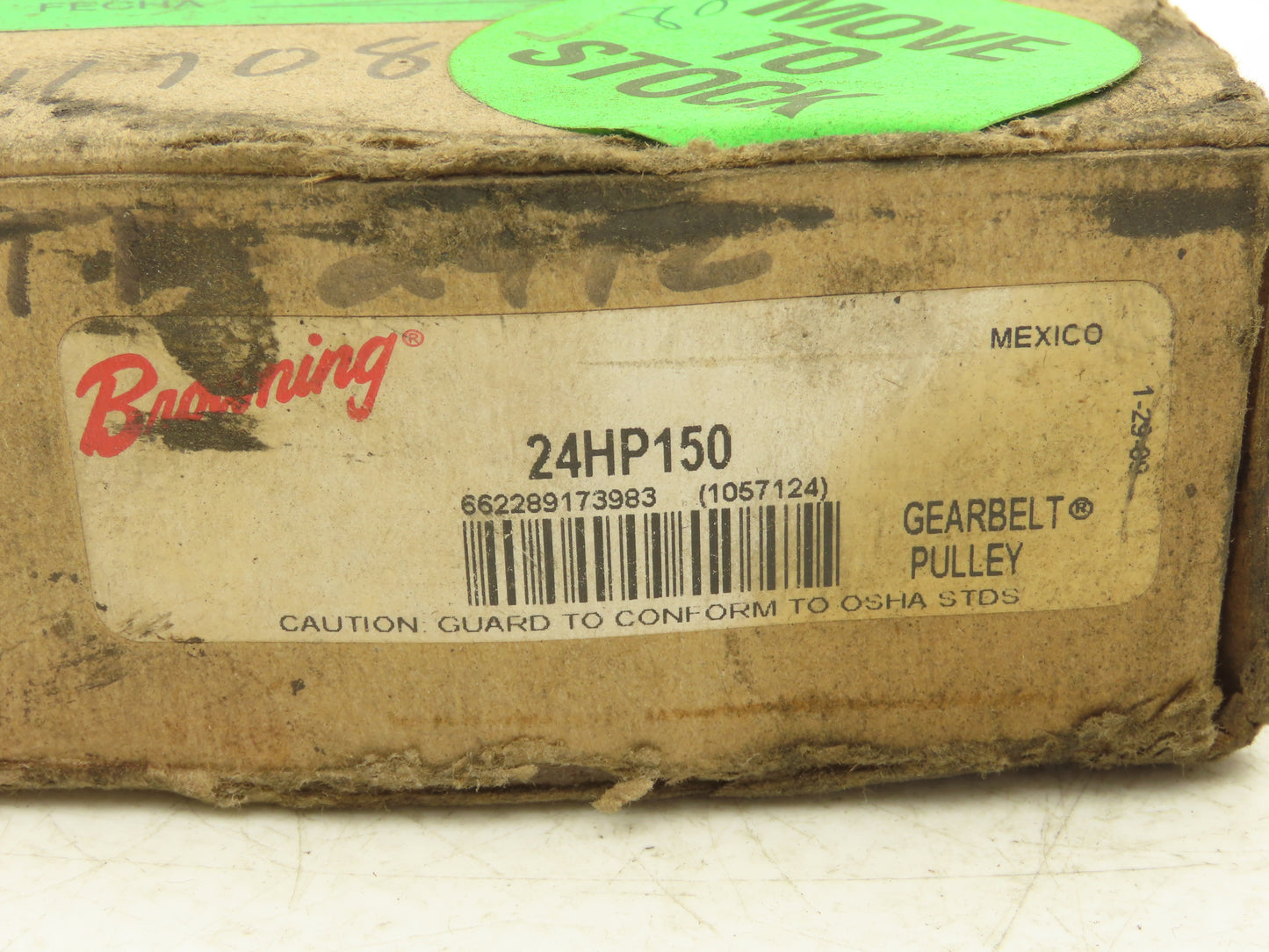 Browning 24HP150 Timing Belt Pulley 24Tooth .500" Pitch 3.76"OD 1.50" Belt Width