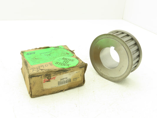 Browning 24HP150 Timing Belt Pulley 24Tooth .500" Pitch 3.76"OD 1.50" Belt Width