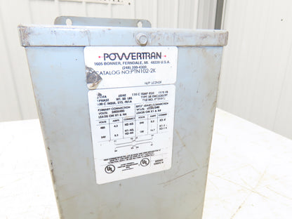 Powertran PTN102-2K Transformer 1PH 2KVA 240/480V HV 120/240V LV 3R
