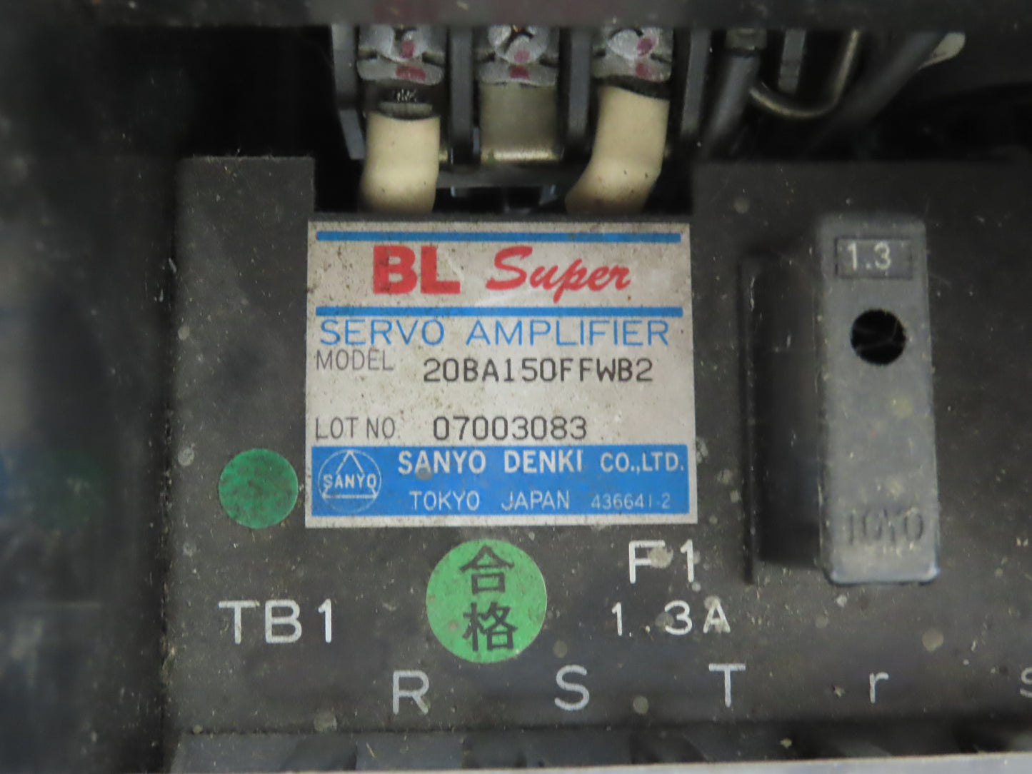 Sanyo Denki 20BA150FFWB2 BL-Super Servo Unit